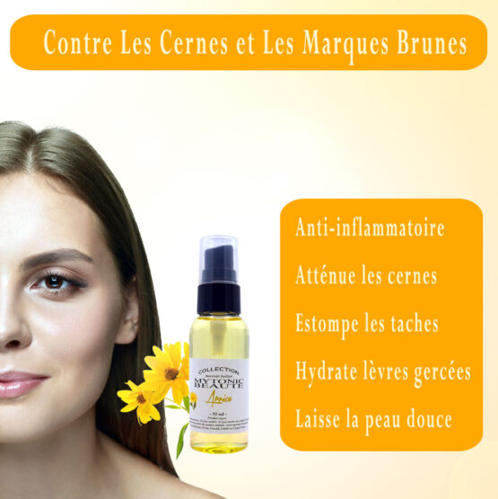 Macérat d'arnica contre les cernes et poches sous les yeux